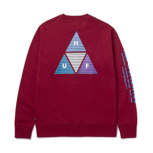HUF Prism Triple Triangle Crew Sweatshirt