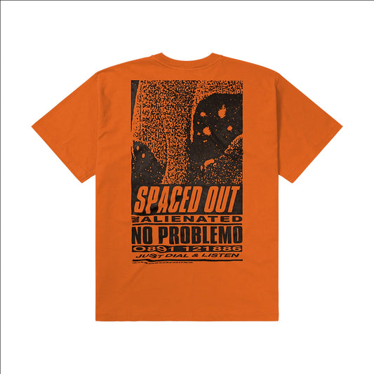 No Problemo Spaced Out SS Tee - Orange