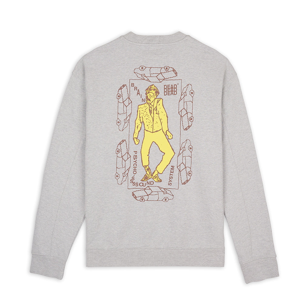 Brain Dead Progressive Artistry Crew - Heather Grey