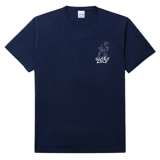 Quiet Golf Sinker T-Shirt - Navy