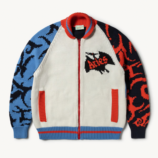 Aries Arise Pterodactyl Varsity Knit - Multi