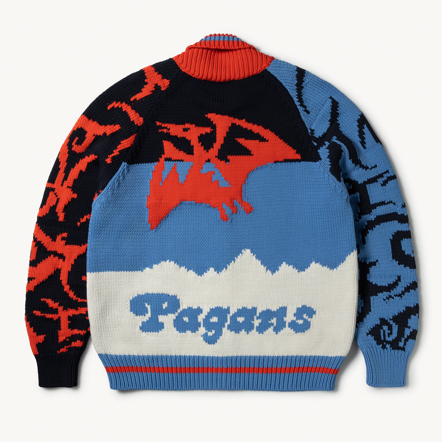 Aries Arise Pterodactyl Varsity Knit