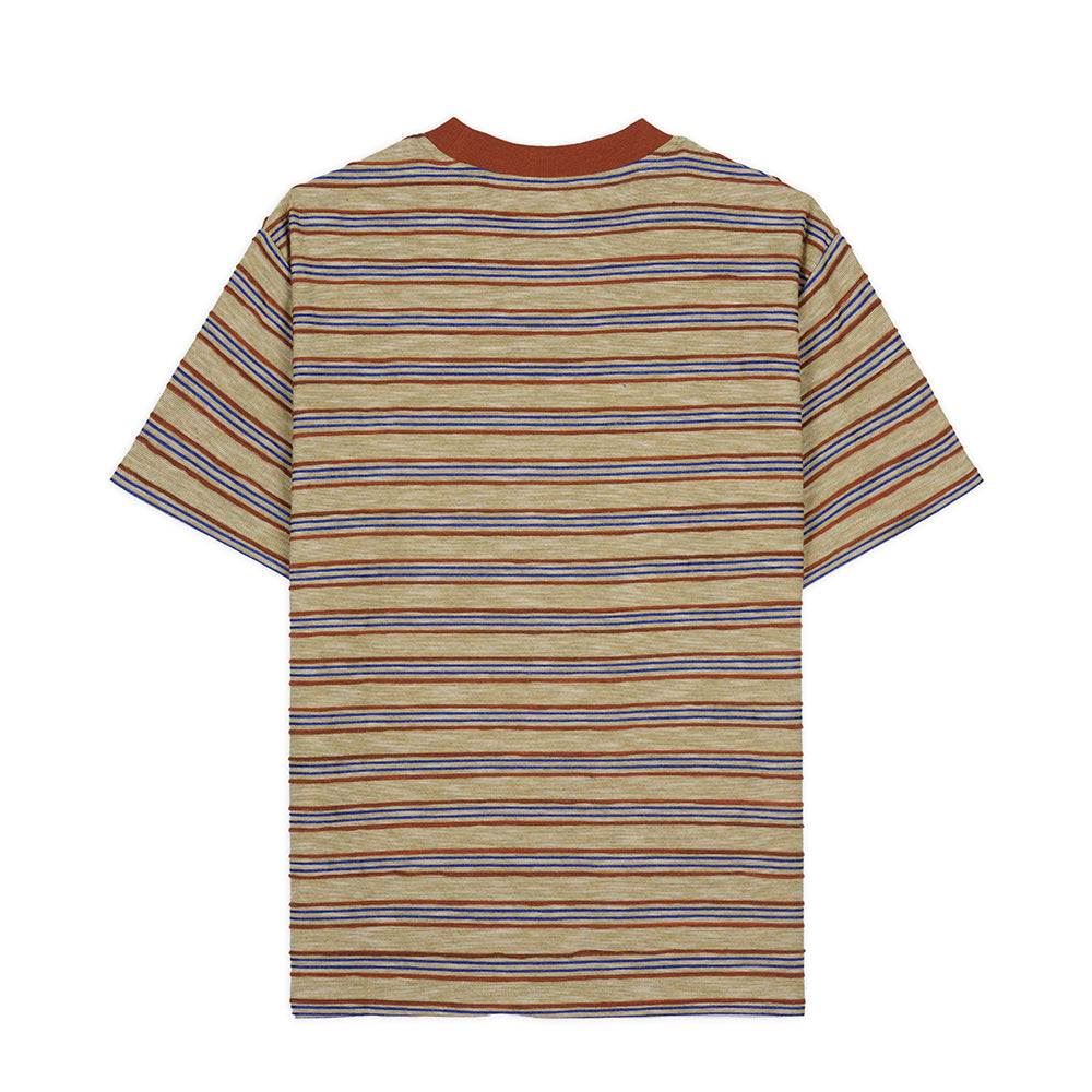 Brain Dead Pudu Stripe SS Tee - Natural