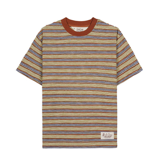 Brain Dead Pudu Stripe SS Tee - Natural
