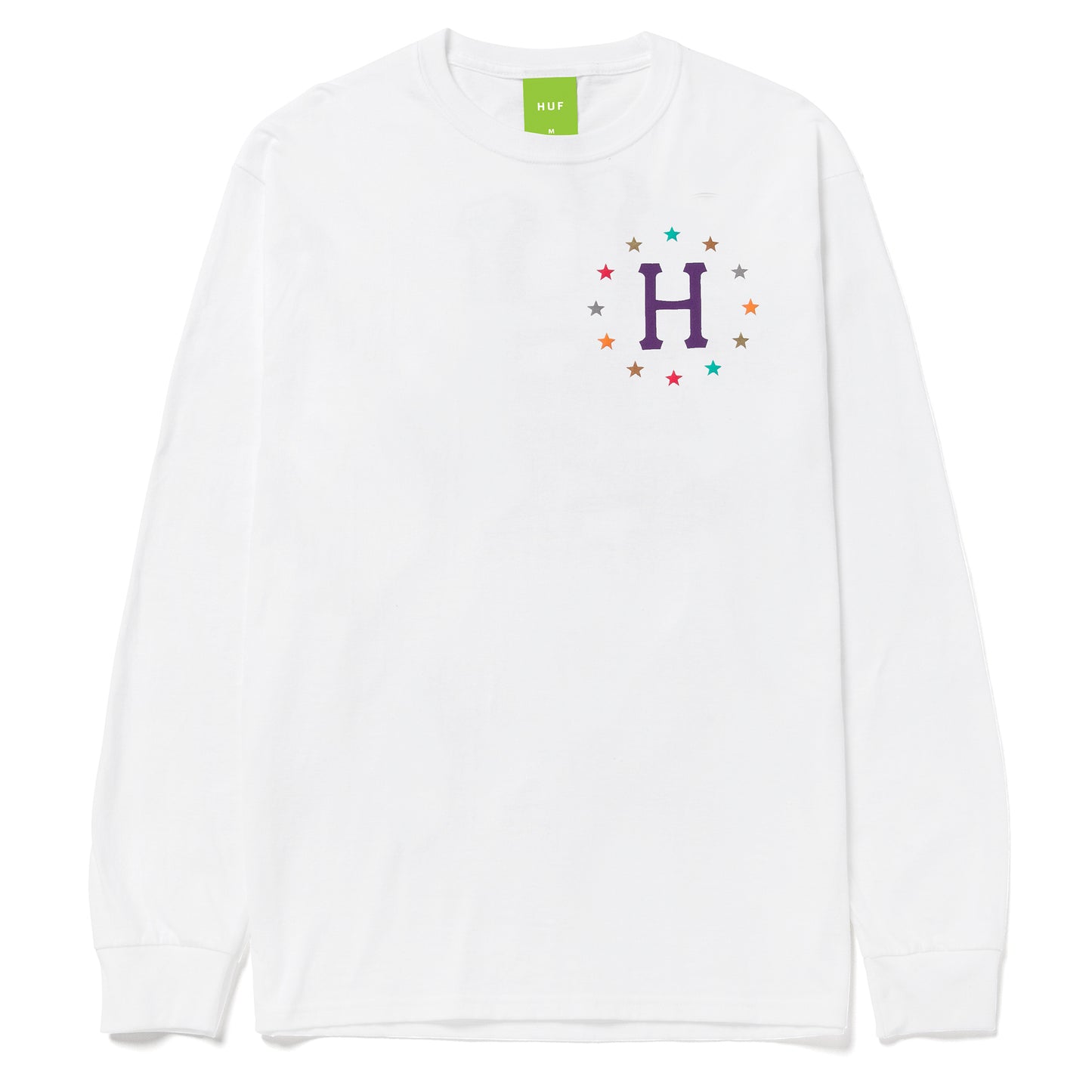 HUF Puff Galaxies LS T-Shirt - White
