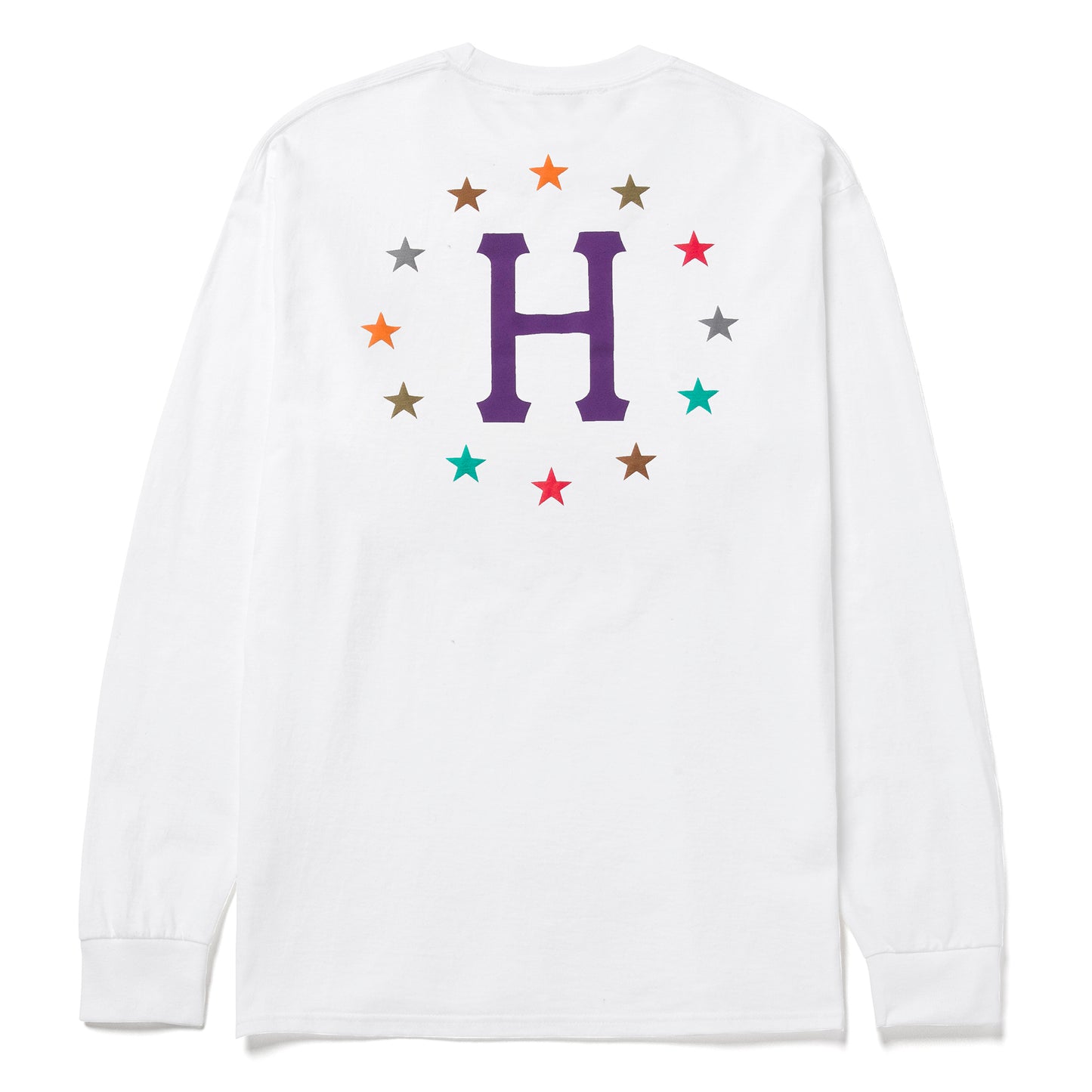 HUF Puff Galaxies LS T-Shirt - White