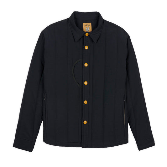 Brain Dead Puffer Button Up Shirt - Navy