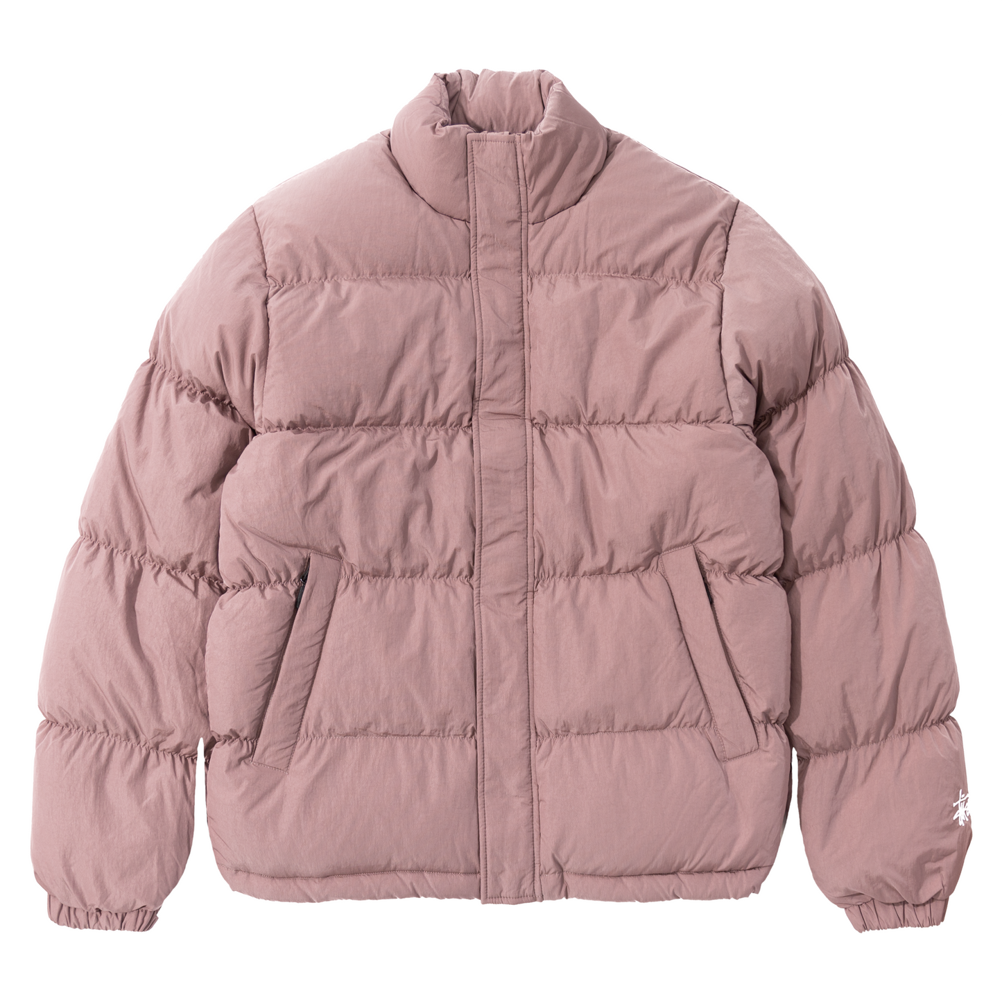 Stüssy Ripstop Down Puffer Jacket - Rose