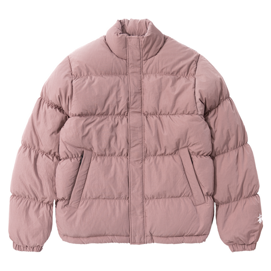 Stüssy Ripstop Down Puffer Jacket - Rose