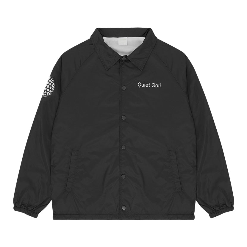 Quiet Golf Typeface Coach Jacket