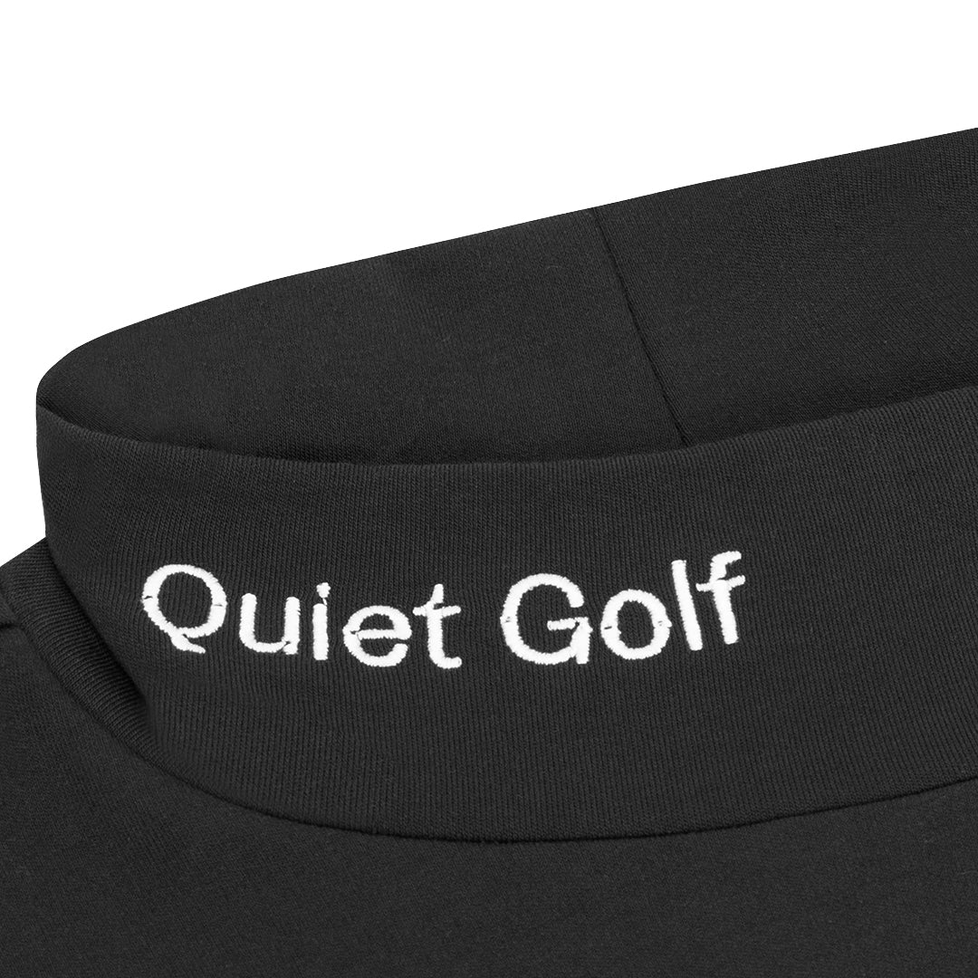 Quiet Golf Wordmark Mock Neck