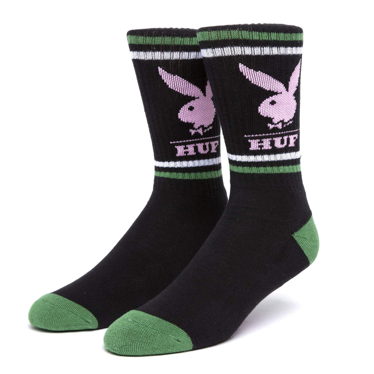 HUF x Playboy Rabbit Head Crew Socks - Black