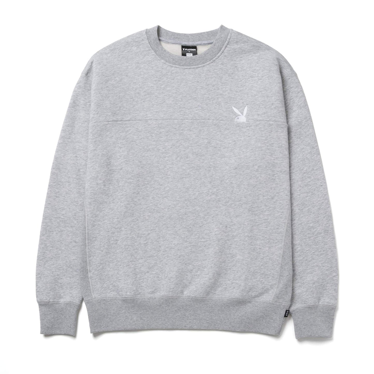 HUF x Playboy Rabbit Head Crew Sweatshirt - Grey Heather