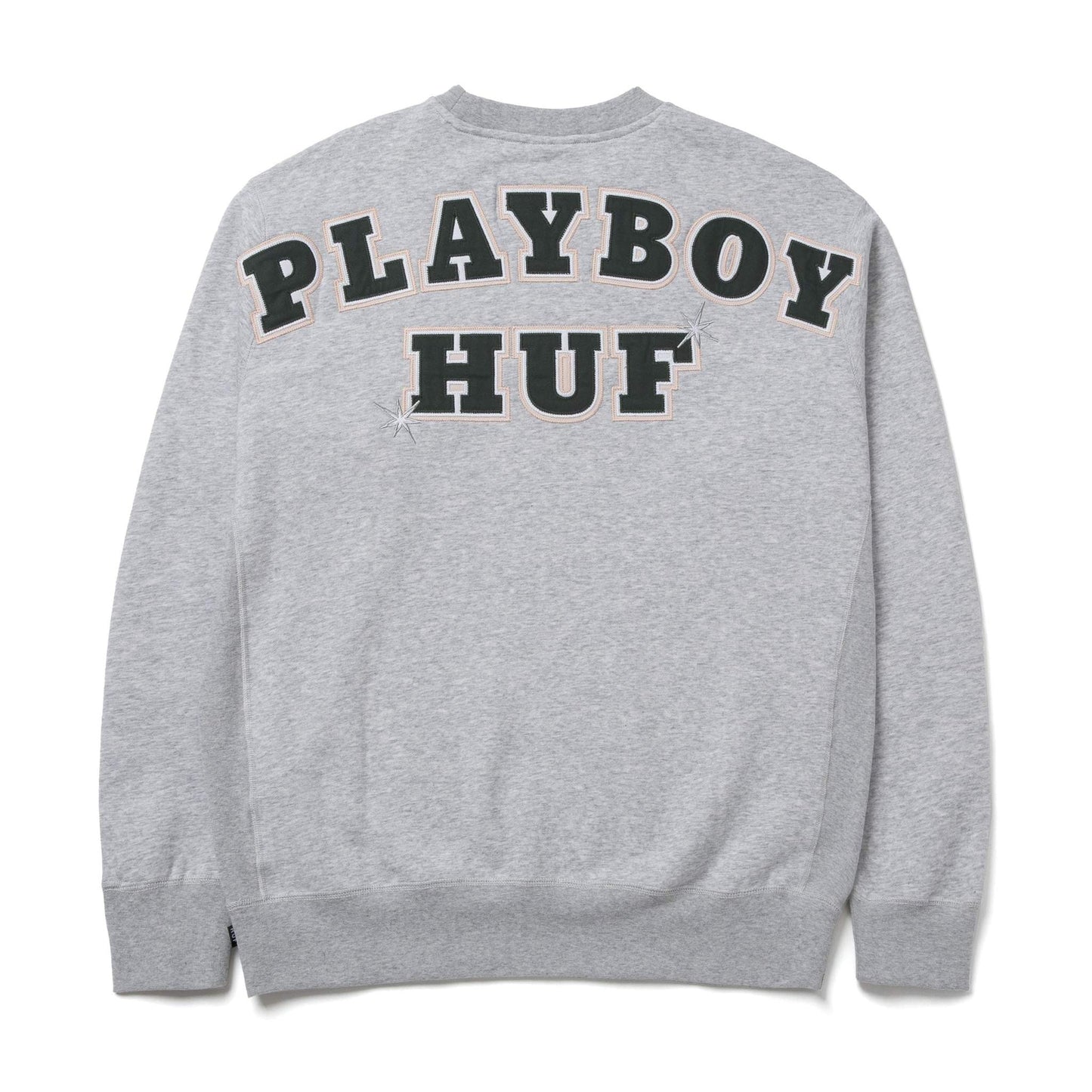 HUF x Playboy Rabbit Head Crew Sweatshirt - Grey Heather