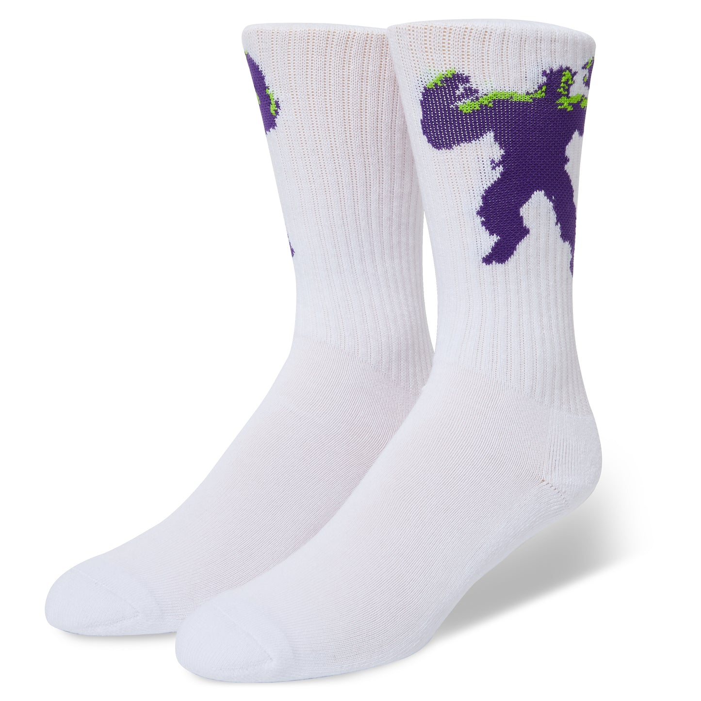 HUF Hulk Radiate Crew Sock - White