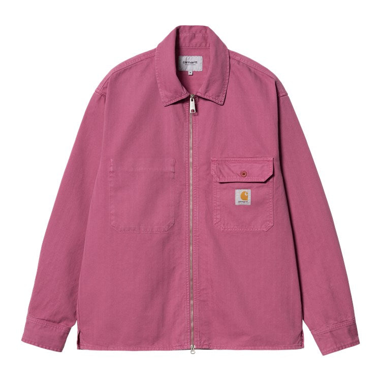 Carhartt WIP Rainer Shirt Jacket - Magenta Garment Dyed
