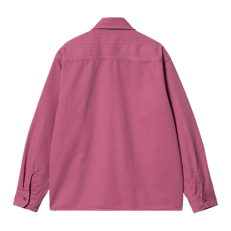 Carhartt WIP Rainer Shirt Jacket - Magenta Garment Dyed