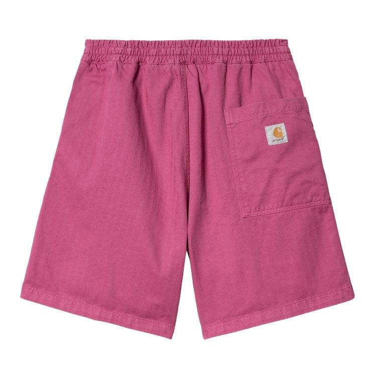 Carhartt WIP Rainer Short - Magenta Garment Dyed