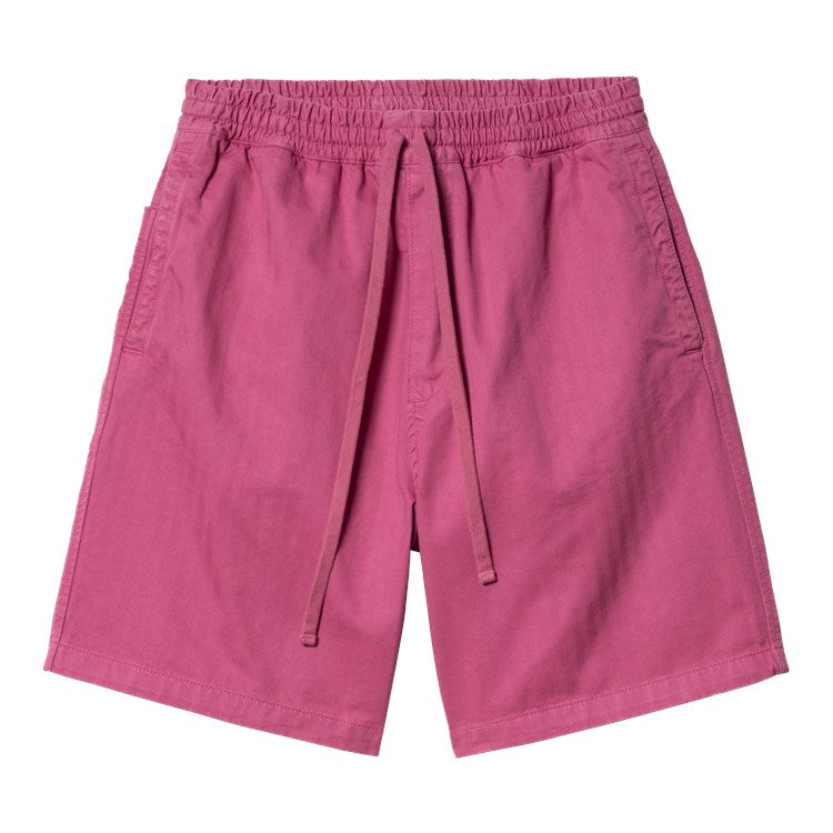Carhartt WIP Rainer Short - Magenta Garment Dyed