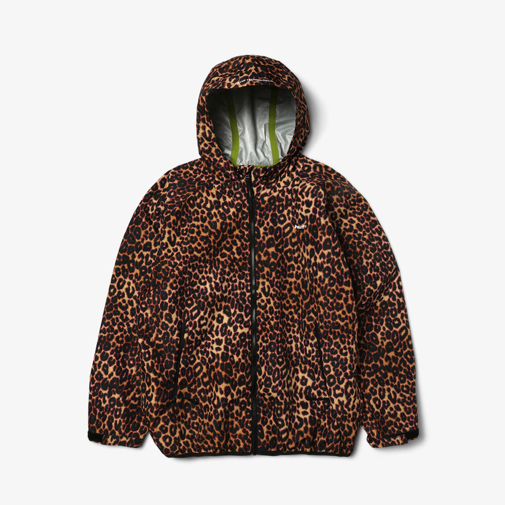 HUF Rainier Printed Shell Jacket - Brown