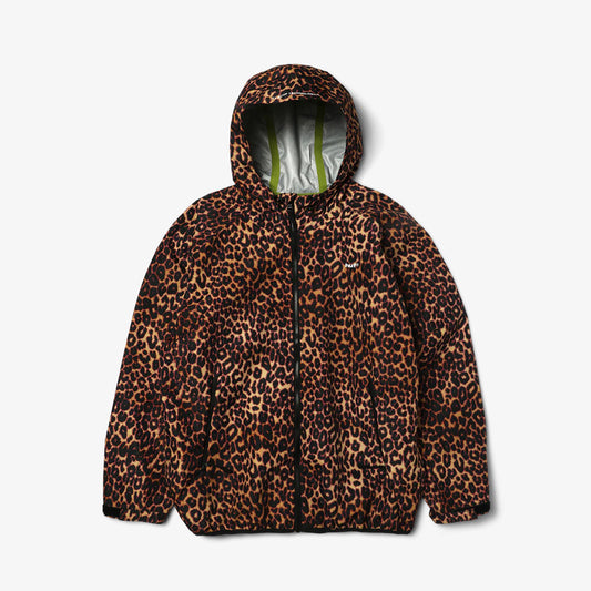 HUF Rainier Printed Shell Jacket - Brown