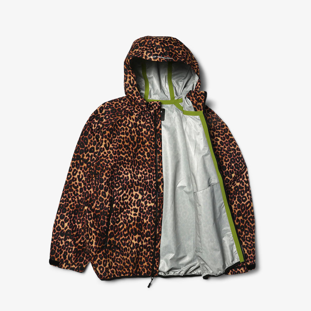 HUF Rainier Printed Shell Jacket - Brown
