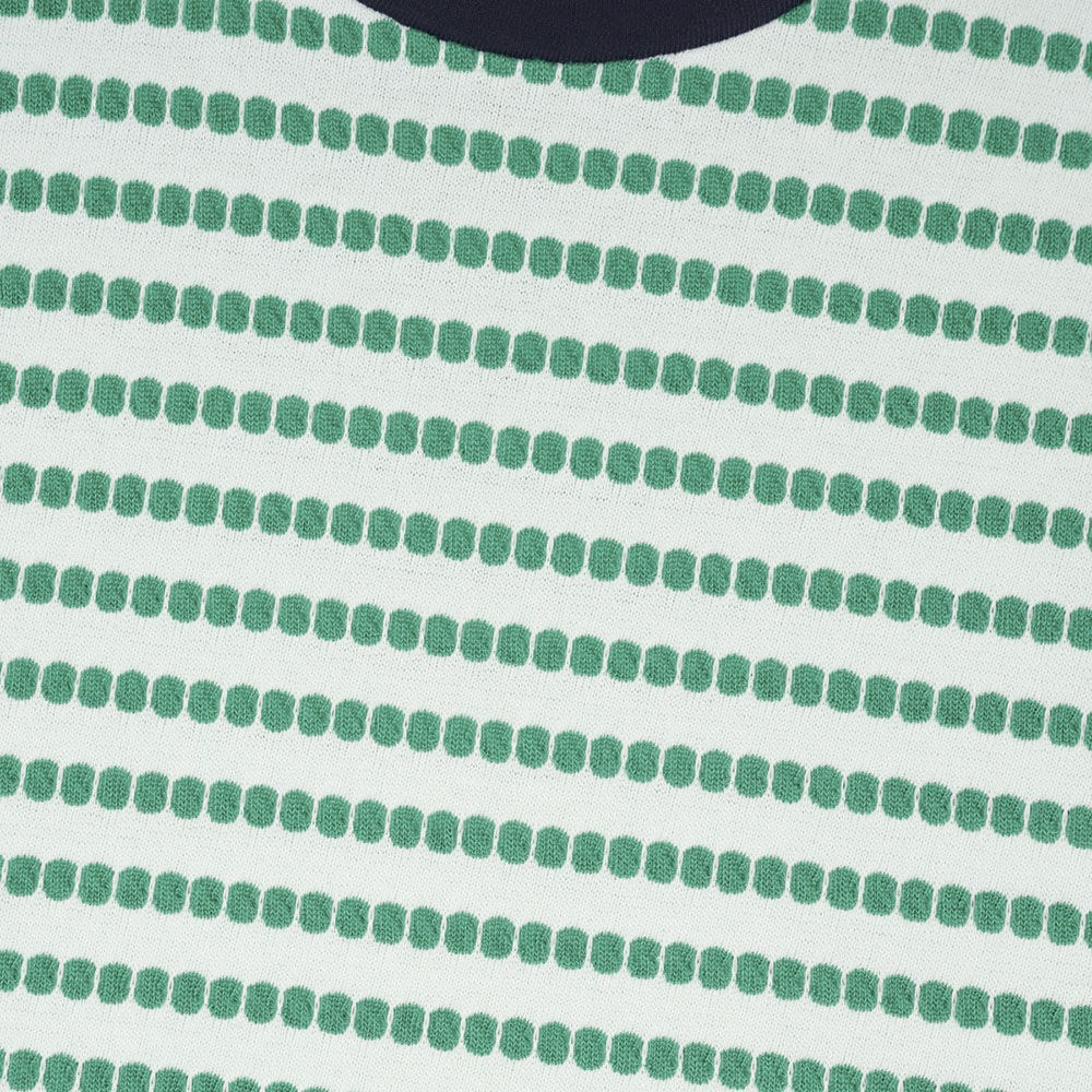 Brain Dead Raised Dot Striped T-Shirt - Sea Foam