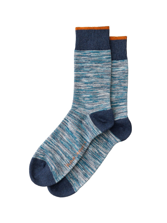 Nudie Jeans Co. Rasmusson Multi Yarn Socks - Blue