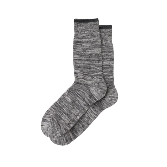 Nudie Jeans Co. Rasmusson Multi Yarn Socks - Dark Grey