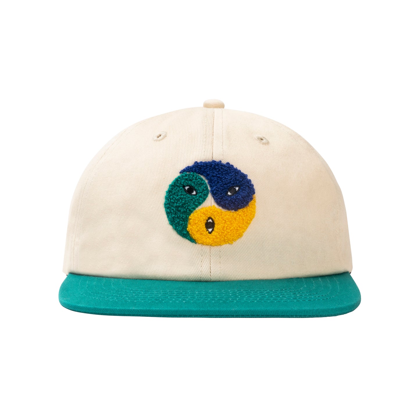 Real Bad Man 3 Way 6 Panel Cap - Natural Green