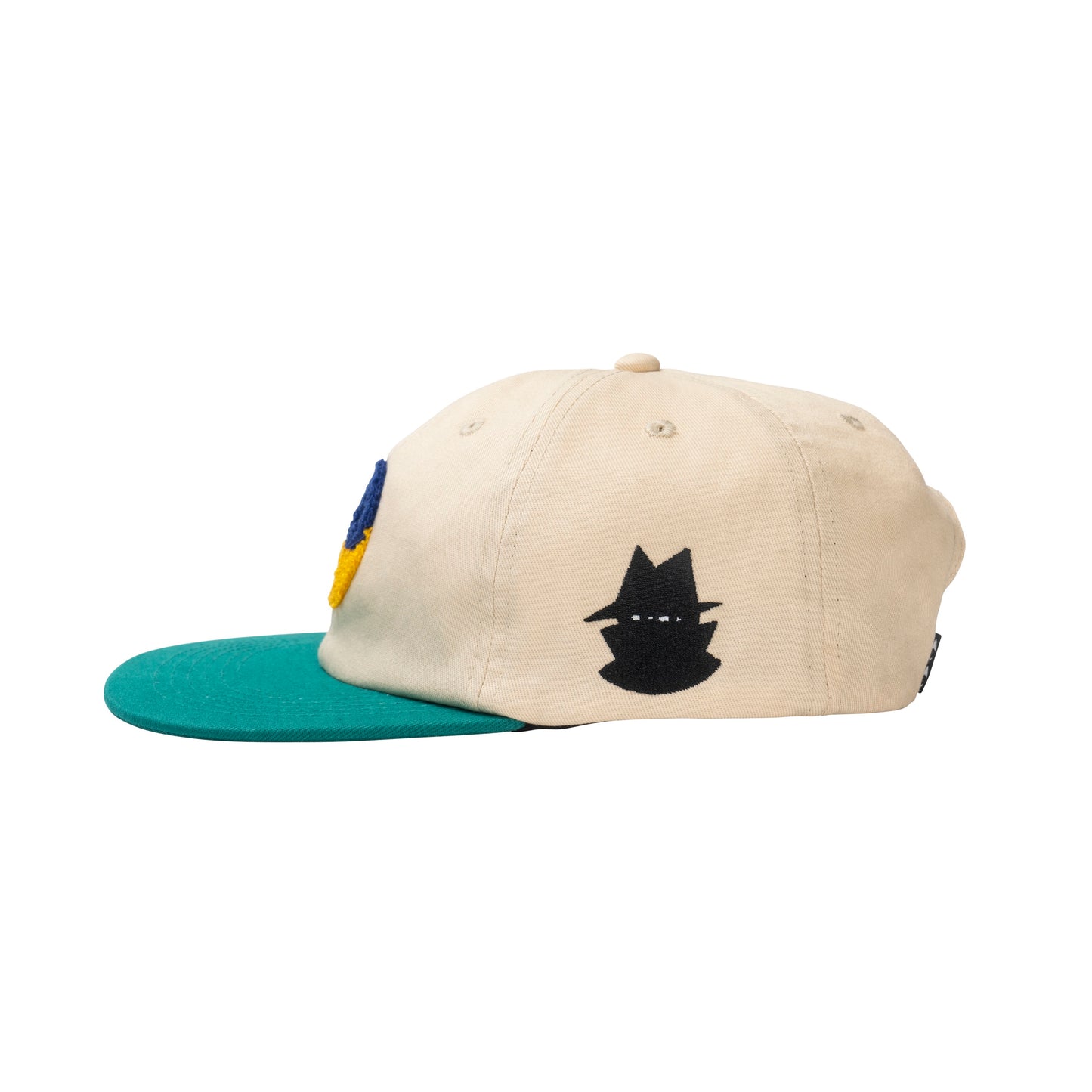 Real Bad Man 3 Way 6 Panel Cap - Natural Green