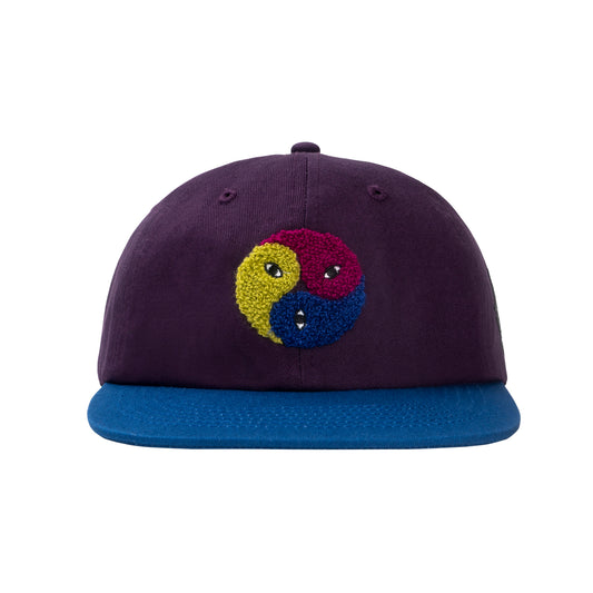 Real Bad Man 3 Way 6 Panel Cap - Purple Blue