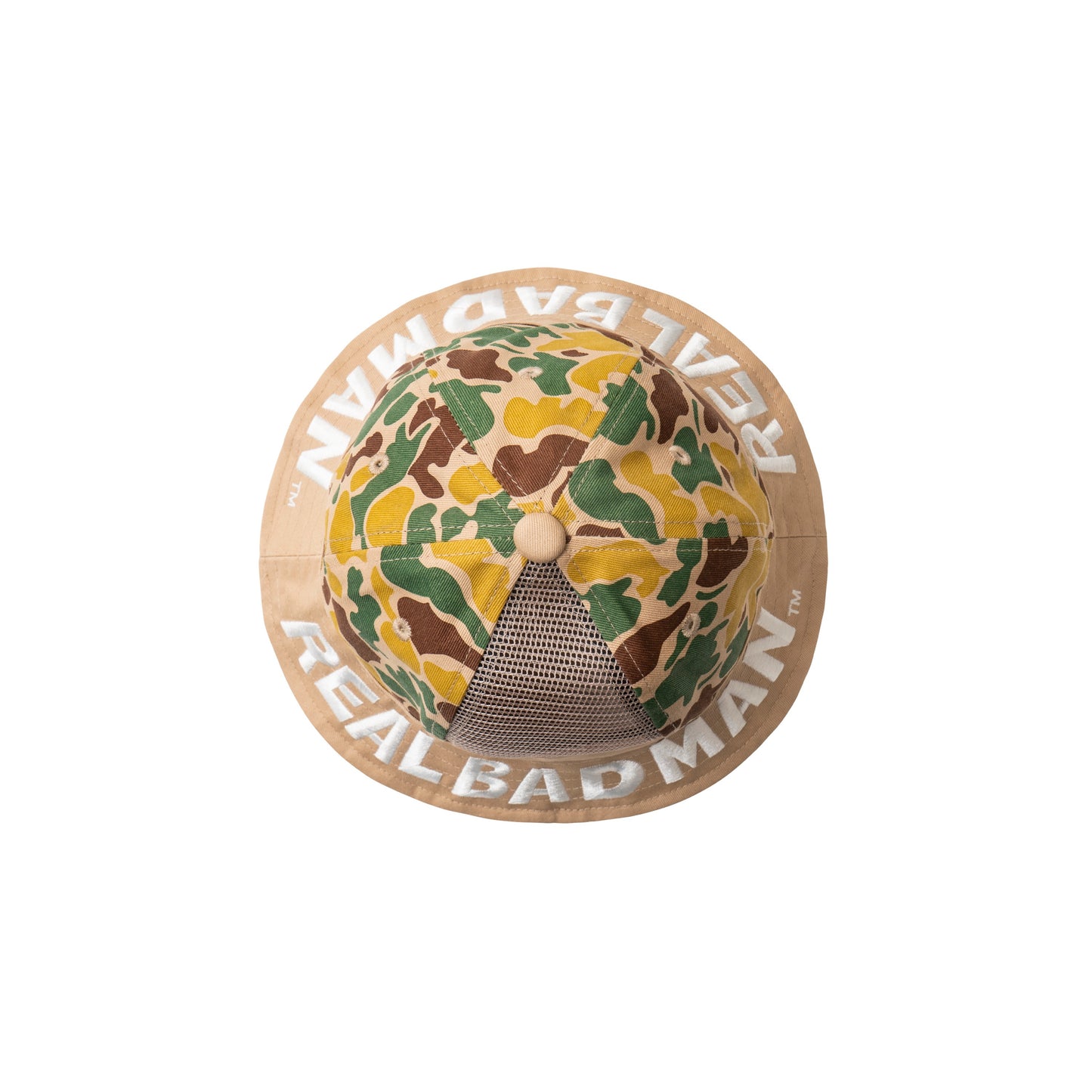 Real Bad Man Lost Hiker Bucket Hat - Tan Camo