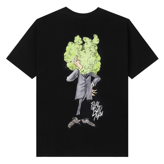 Real Bad Man Smoke Screen T-Shirt - Black