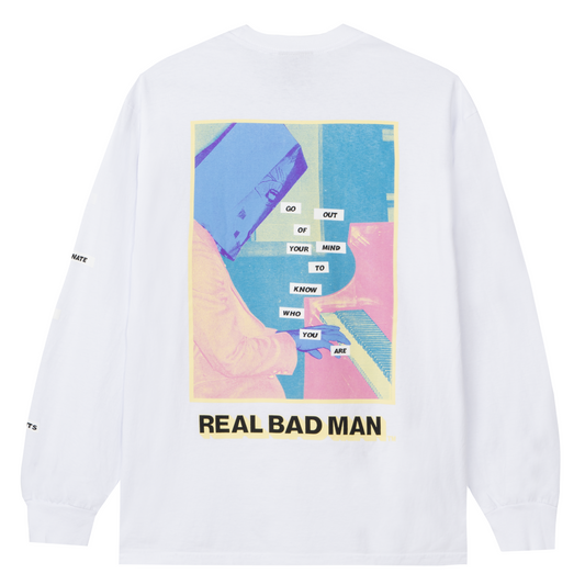 Real Bad Man Piano Man LS T-Shirt
