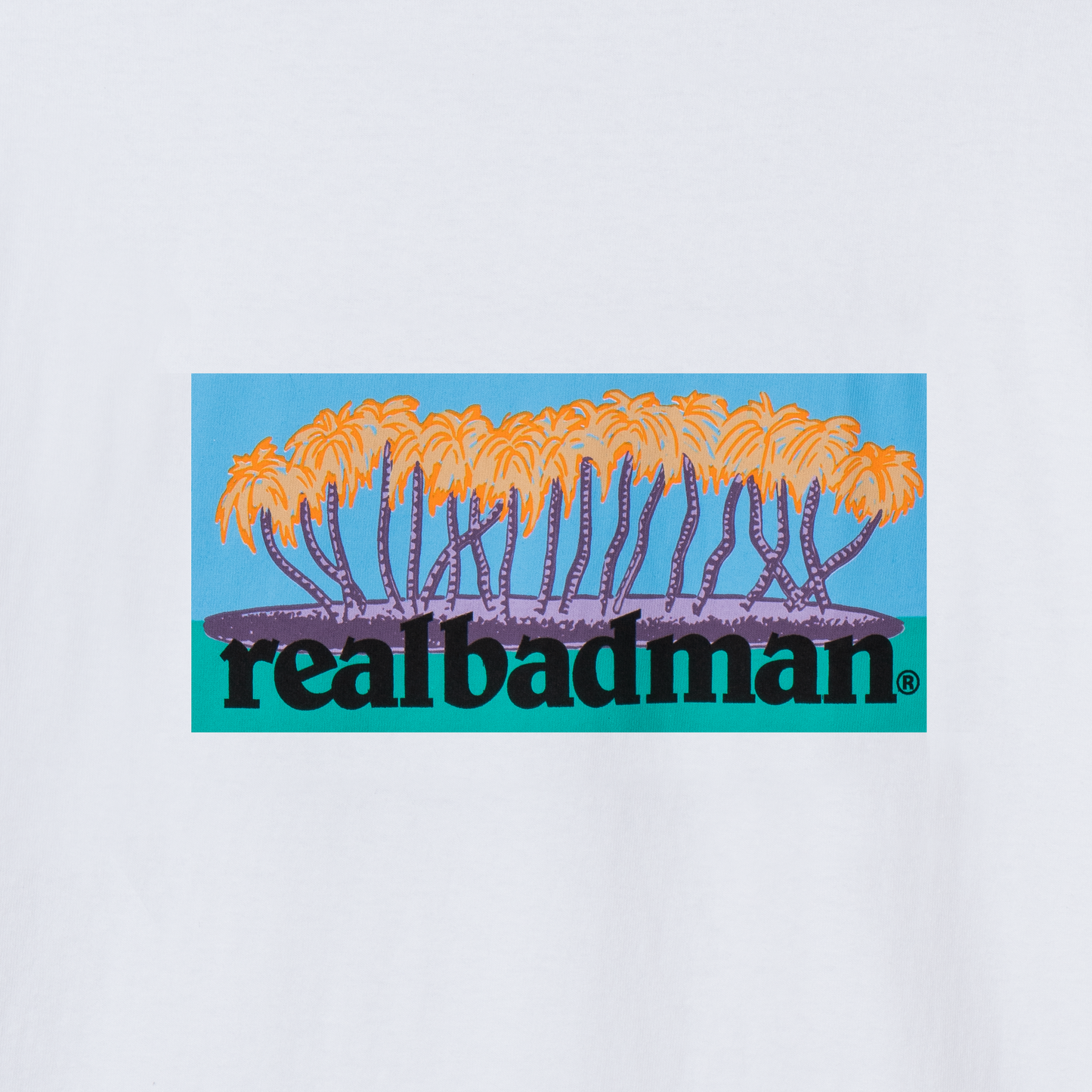 Real Bad Man Alohahaha T-Shirt - White