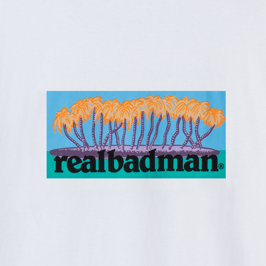 Real Bad Man Alohahaha T-Shirt - White