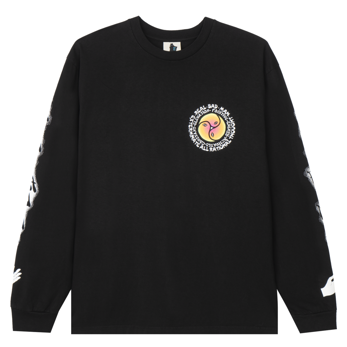 Real Bad Man Natural Fragrance LS T-Shirt - White
