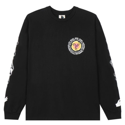 Real Bad Man Natural Fragrance LS T-Shirt - White