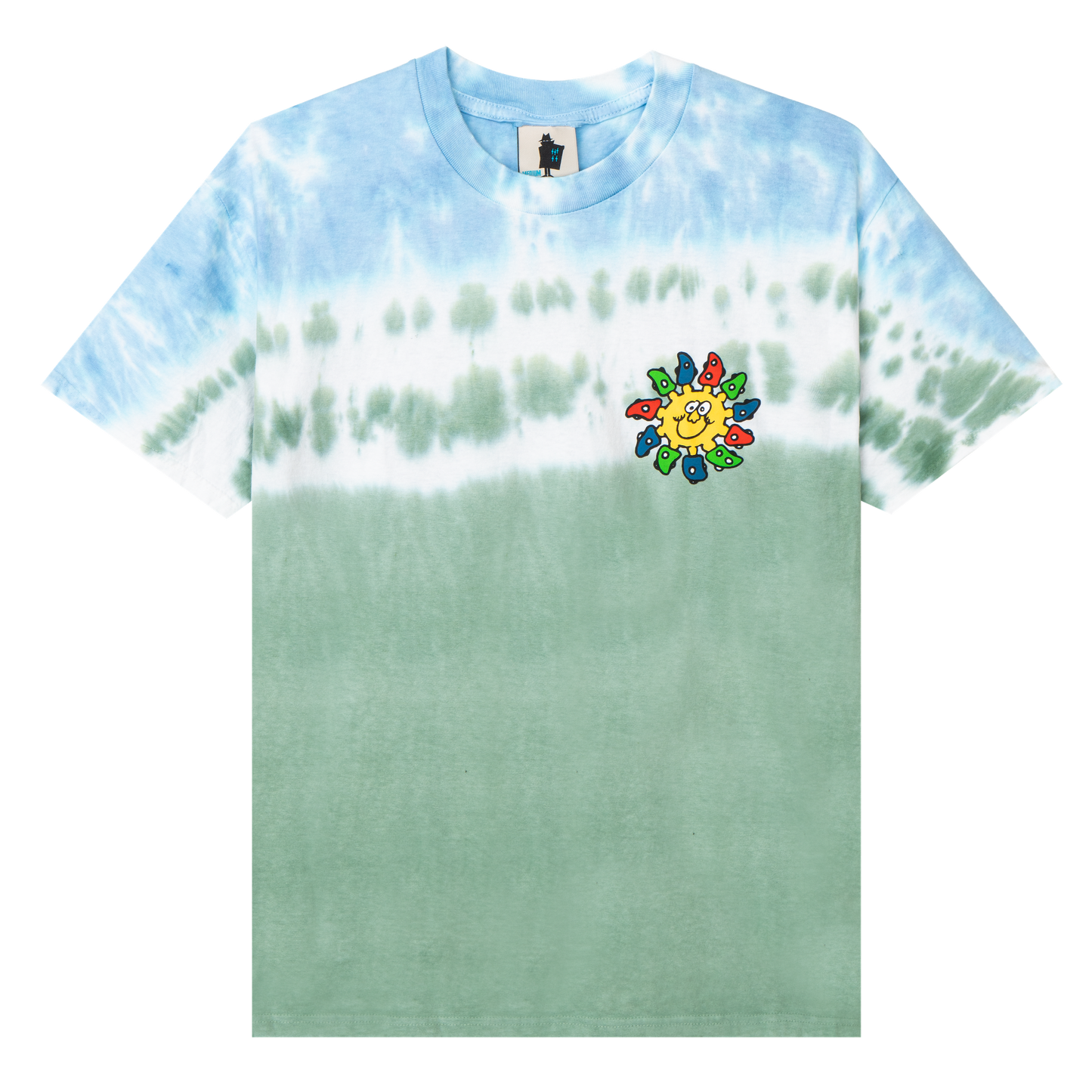 Real Bad Man Delic Sun Tie Dye T-Shirt - Pink