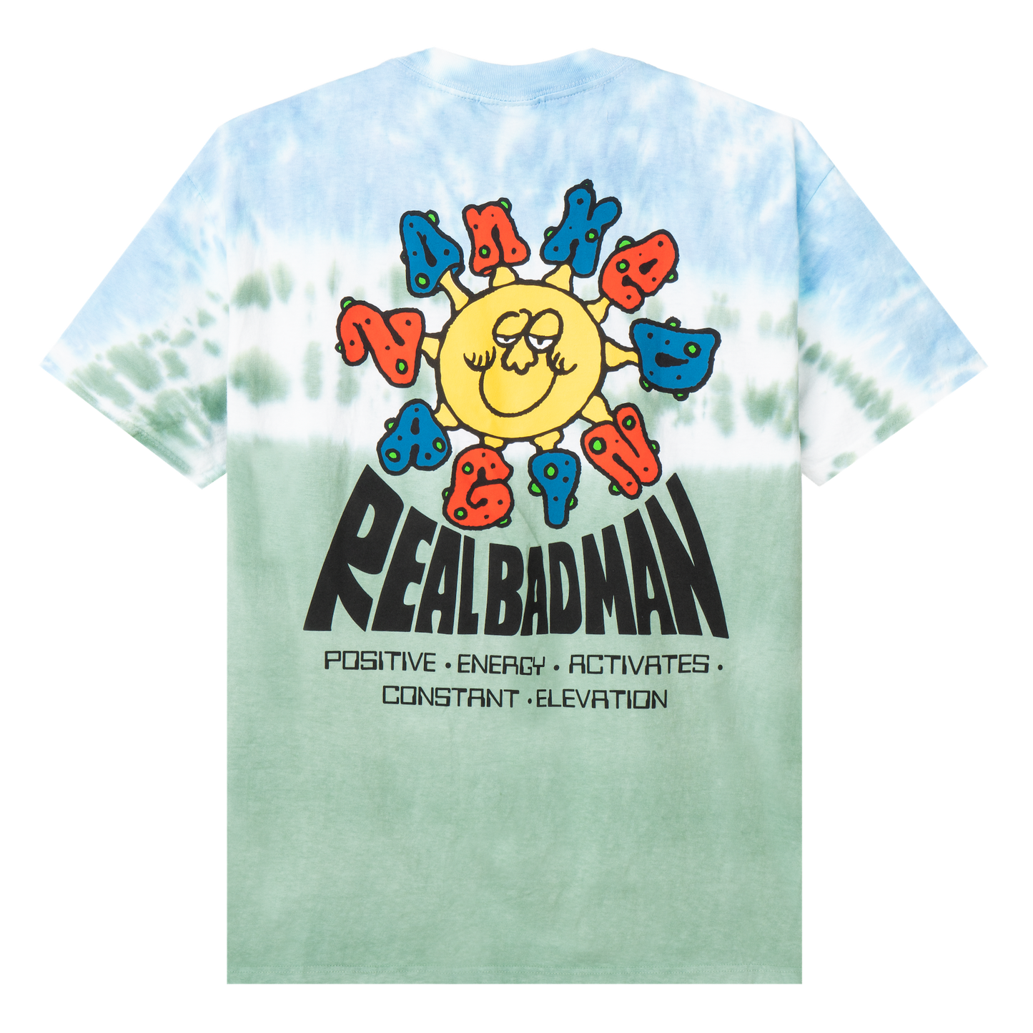 Real Bad Man Delic Sun Tie Dye T-Shirt