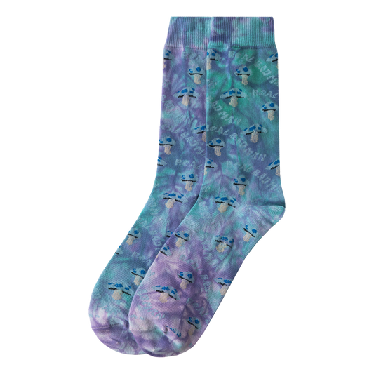 Real Bad Man Shroomer Tie Dye Socks - Assorted
