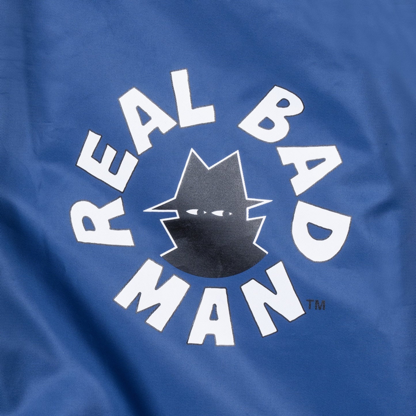 Real Bad Man Spiritual Bass Stadium Jacket - Navy
