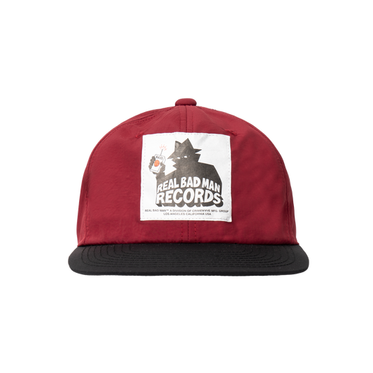 Real Bad Man 6 Panel Nylon Hat - Maroon