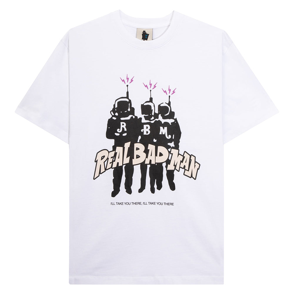 Real Bad Man Slight Disorder T-Shirt - White