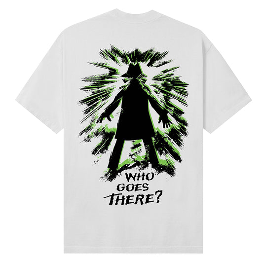 Real Bad Man Who Goes There T-Shirt - White