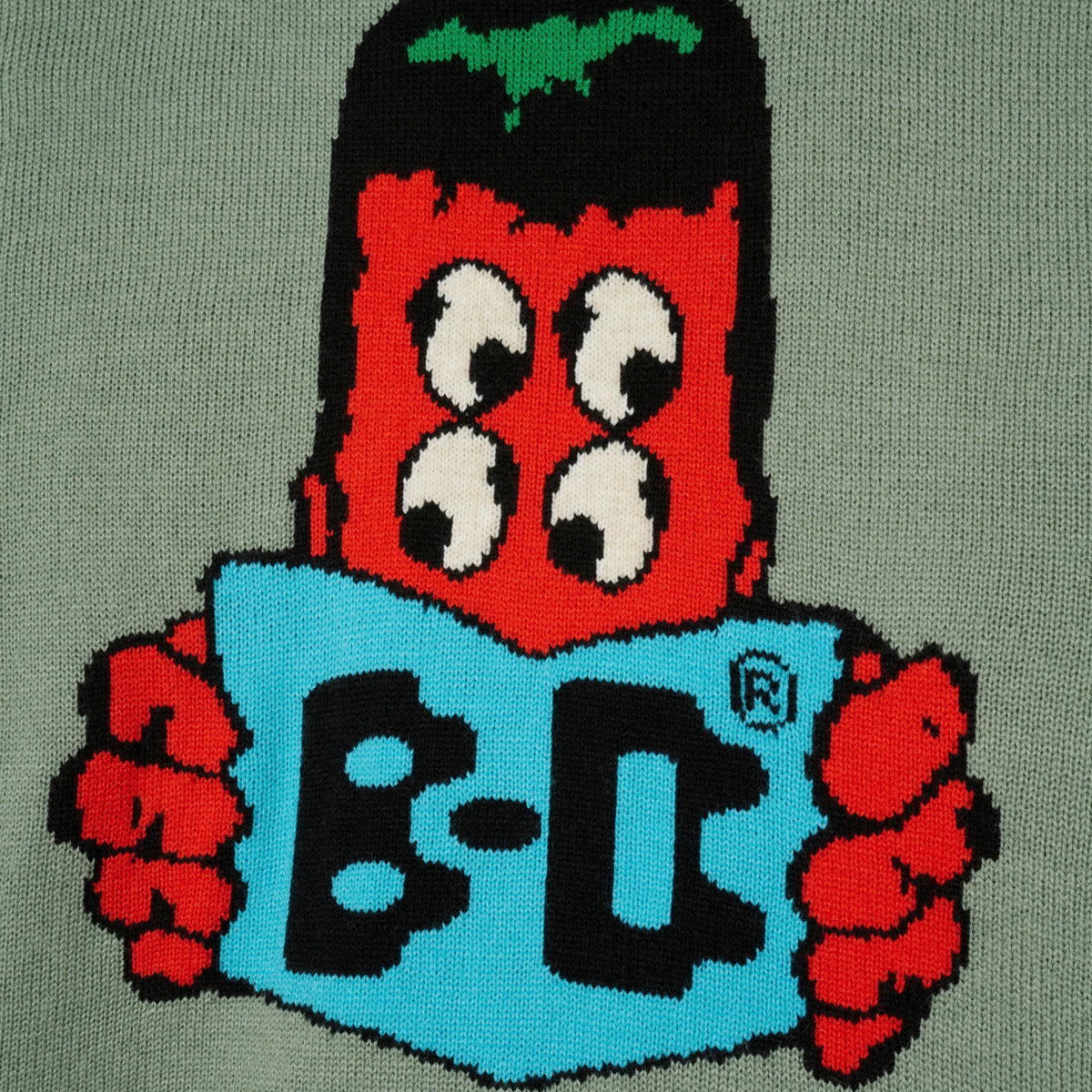 Brain Dead Reader Sweater - Mallard
