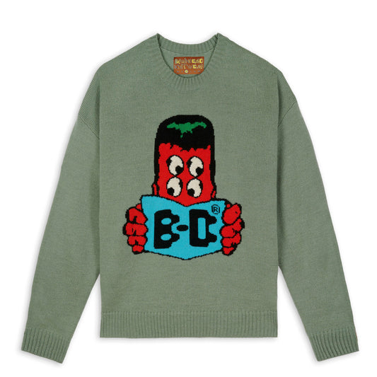 Brain Dead Reader Sweater - Mallard
