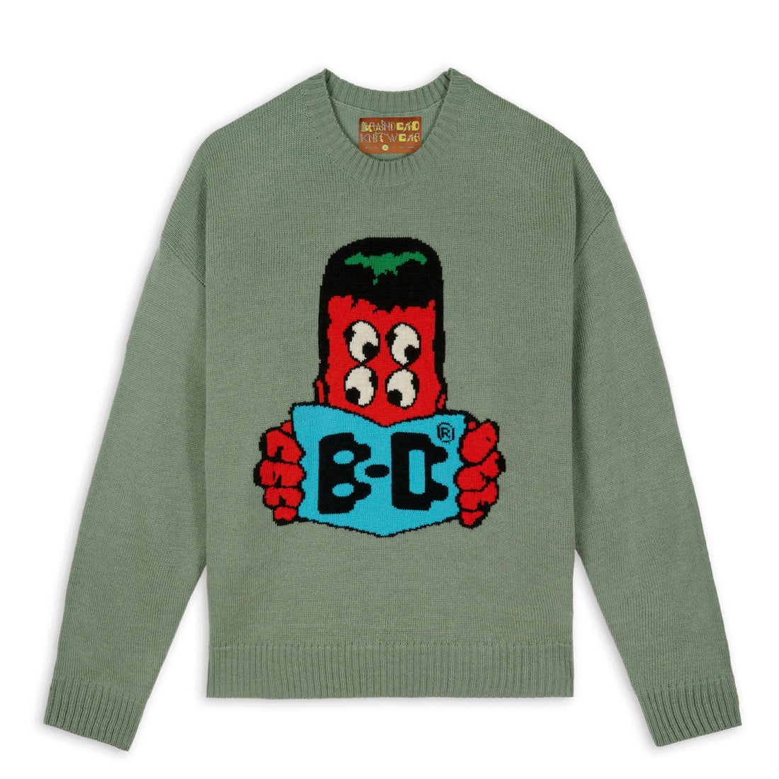 Brain Dead Reader Sweater - Mallard
