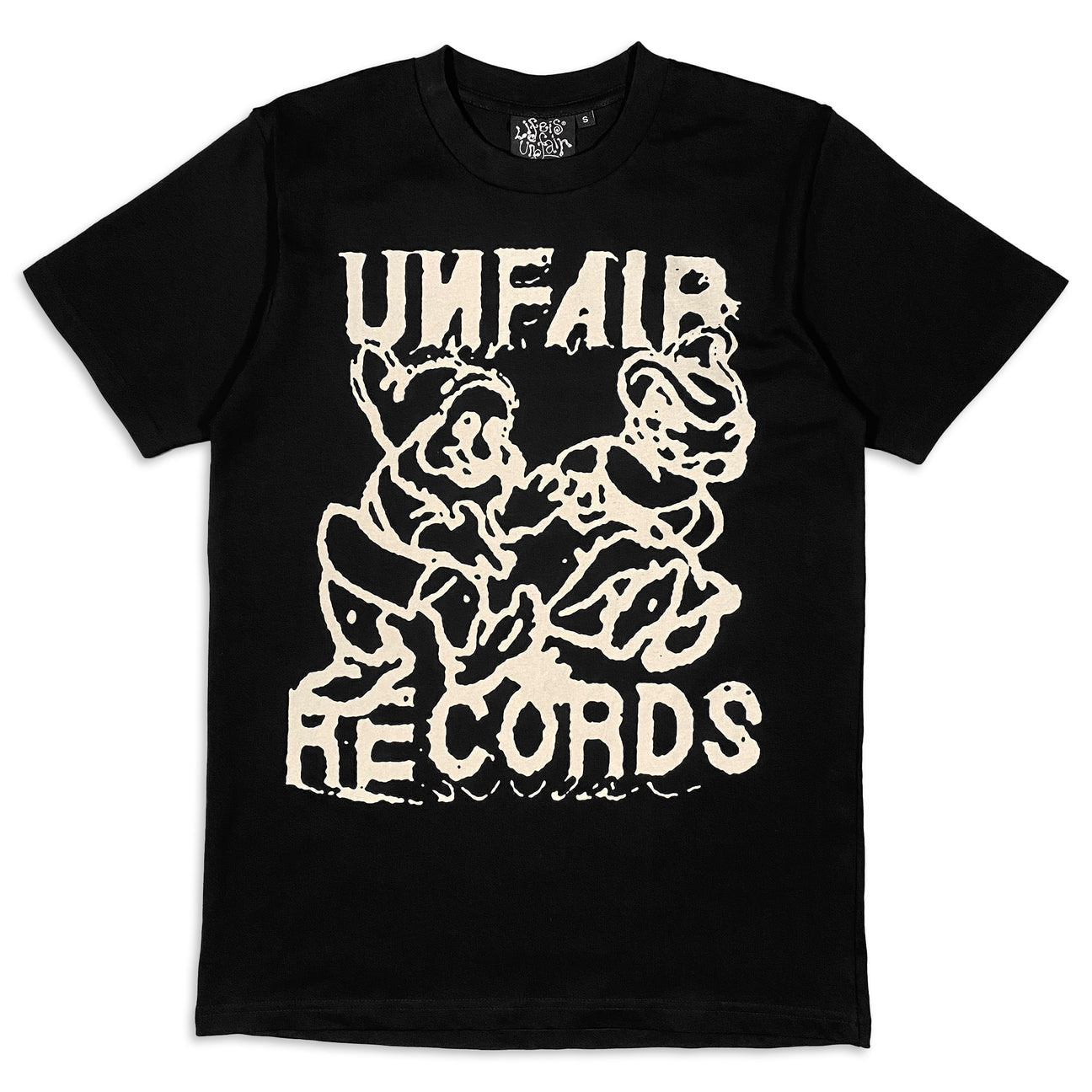 Life Is Unfair Records T-Shirt - Black